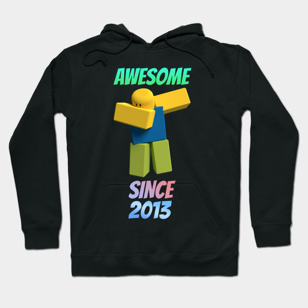 Roblox Dabbing Noob Awesome Since 2013 Birthday Gift For Kids